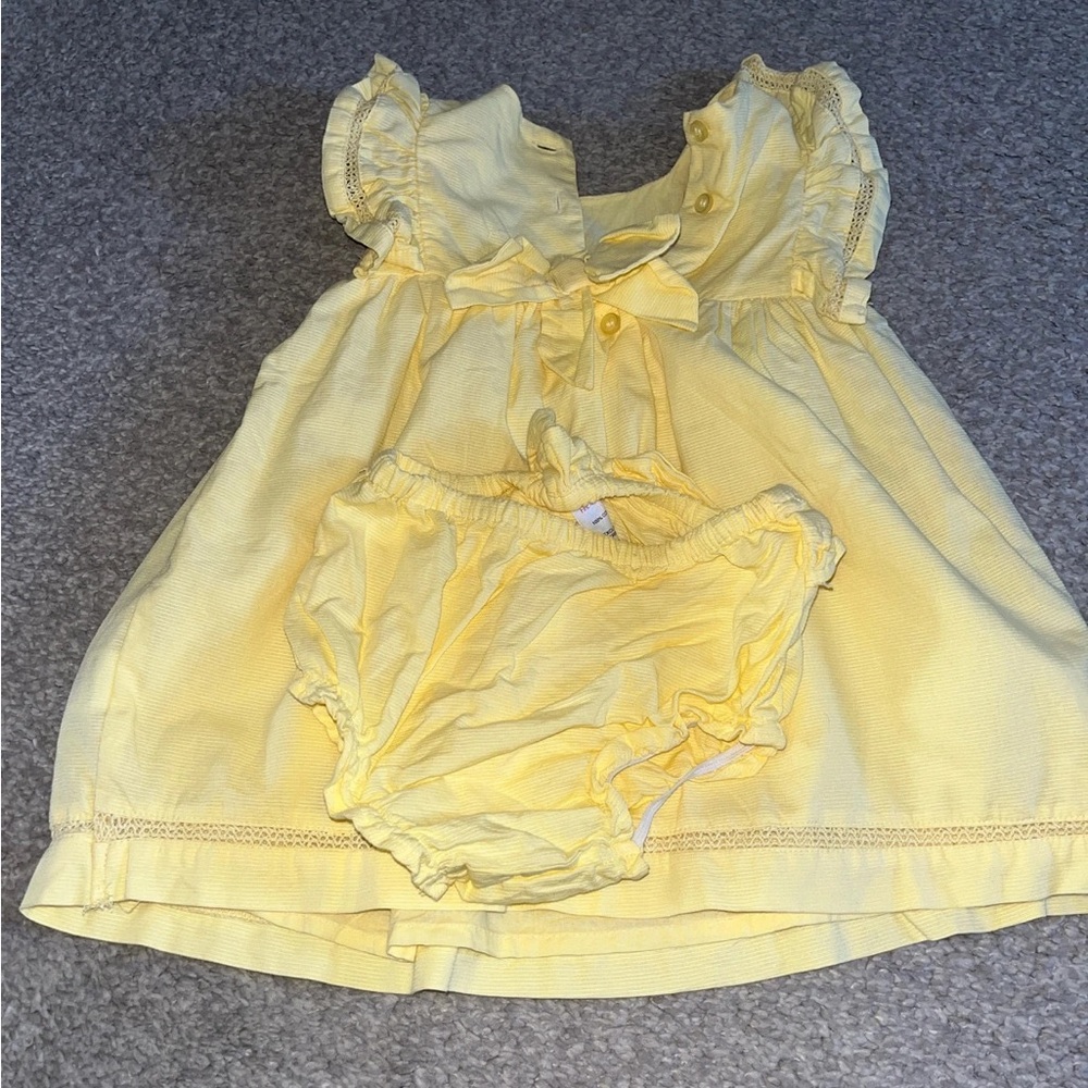 Yellow Ruffled Kids Top - Picture 3 of 3